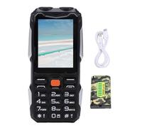 Denash Téléphone débloqué 2G, écran 2,8 Pouces, Double SIM, Gros Boutons, Batterie 20 000 MAh, SOS MP3 FM, Bluetooth avec Sortie d'alimentation USB, pour Alimentation de Secours D (Black)