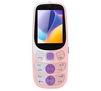 Denash Téléphone Portable de Grands Boutons de Veille avec Batterie de 3000mAh pour Vibration Senior, 2,4 Pouces, Appareil Photo, Lampe de Poche pour Promenades Nocturnes, Facile à (Pink)