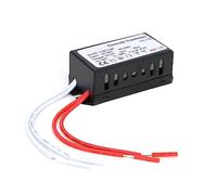 Denash Transformateur électronique 220V à 12V, Alimentation Intelligente | Convertisseur de tension avec variateur, pilote LED sans scintillement pour éclairage intérieur, taille compacte
