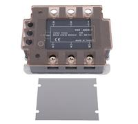 Denash TSR H Triphase Solid State Relay 40A Module Thyristor Haute Tension avec Plaque de Base, Vitesse de Réponse Rapide