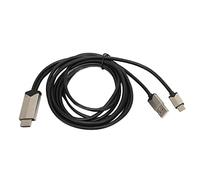 Denash Type C à HD Interface Multimédia Adaptter Câble 4K, Support Réflexe et Mode étendu, Couleur Profonde de 24-Bits, pour MacBookasususlenovothinkpad, 1 X Câble, Réunions de Travail