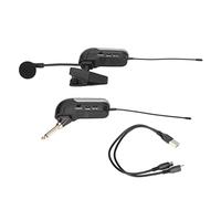 Denash UHF Wireless Instrument Mic Pickup Transparent pour Le Violon de Trompette de Saxophone, Pince/Support Rotatif à 360 ° pour Les Performances de Scène