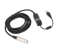 Denash USB -Male -to Xlr Microphone Link Link Couverter 10-Foot Digital Sound Adaptateur pour ou, les Bouchons et Reproduisent