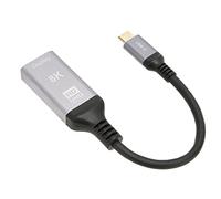 Denash USB Multimedia Interface Adapter C -ZU HD High Resolution 8K 60HZ 4K 120HZ HDR Connector and REPRODUCTOR CONSEPENER for The Portable Computer Telephone Aluminum Aluminum