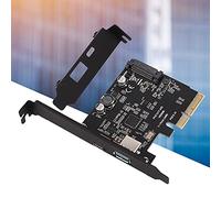 Denash USB3.1 Carte D'extension High-Speed Speed Type-C + Type-A Card de Bureau 10 Gbit/S pour, Installation Facile pour Les Amateurs D'ordinateur