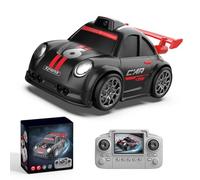 Denash Voiture RC avec Caméra, Voiture Télécommandée HD 1080P avec Suivi AI et Mode évasion, Voitures de Cascade RC à Quatre Roues Motrices pour Enfants et Adultes (Black)