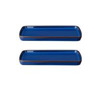 Denby Imperial Blue Lot de 2 petits plats rectangulaires