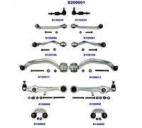 Denckermann Kit Bras de Suspension Complet pour Audi A4 B5 Passat 3B Superb 3U