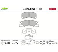 Denckermann Kit Plaquettes De Frein Avant Pour Mitsubishi Mirage/Space Star