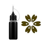 D'encre de tatouage de pigment, ink temporary tattoo, 10 ml-Brun