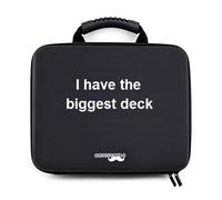 DENDAWEN CaseStache Étui de Protection Portable pour 2 000 Cartes + Compatible avec Toutes Les Extensions Main Game Plus (Extra Large), Noir