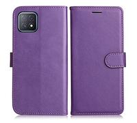 DENDICO Coque pour Oppo A73 5G / Oppo A72 5G / Oppo A92S / Oppo Reno 4Z, PU en Cuir Coque Portefeuille Étui Housse, Design Classique TPU Coque pour Oppo A73 5G / Oppo A72 5G / Oppo Reno 4Z, Violet
