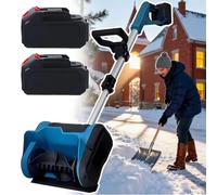 Déneigeuse portative - Souffleuse à neige à batterie, déneigement de 31 cm et portée de 7,9 m, souffleuse à neige sans fil, poignée ergonomique, pelle électrique pour déneigement des terrasses et de