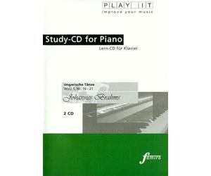 Denette Whitter - Study-CD Piano-Ungarische Tänze,WoO 1,Nr 16-21 [Import]