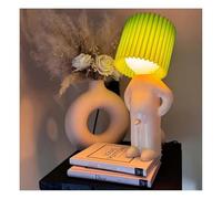 DengFen Humble Mike Lampe coquine Little Shy Man Creative Light, veilleuse créative, cadeau d'éléphant blanc adulte, cadeau de Saint-Valentin pour elle et lui (vert)