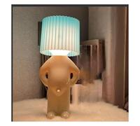 DengFen Humble Mike Lampe coquine Little Shy Man Creative Light, veilleuse créative, cadeau éléphant blanc adulte, cadeau de Saint-Valentin pour elle et lui (bleu)