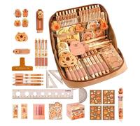 DengFen Jolie trousse Capybara avec 12 compartiments, avec stylos, pinces, broches, etc. Grande capacité pour enfants, 1 pièce., Taille unique, Adapté aux enfants