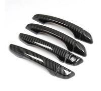 DENGG Autocollant De Couverture Poignée De Porte Voiture Chromé Partie Extérieure En Fiber Carbone Pour Toyota Pour Proace 2017 - 2022 (Color : Carbon, Taille : No sensors)