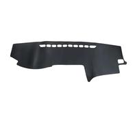 DENGG Couverture Tableau Bord Voiture Pare-Soleil Tapis Tableau Bord pour Toyota Land Cruiser Prado 120 J120 2003-2009, Cuir + Silicone Noir, Taille Unique