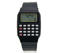 DENGHENG Fad Montre multifonction en silicone pour enfant avec calculatrice électronique