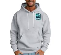 DENGJIAMY Sweat à capuche d'Halloween pour homme avec imprimé chauve-souris et manches longues décontracté avec cordon de serrage, gris, 3XL