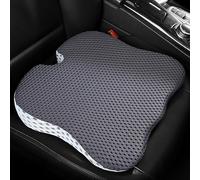 dengshao Coussin de Siège de Voiture pour VW T-ROC T ROC 2017-2021 2023 2024, Coussin de Siège en Mousse à Mémoire Coussin de Siège Conducteur Chaise de Bureau,Grey