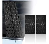 dengshao Lot de 2 Autocollant Pilier B Voiture pour Renault Zoe BFM I 2012-2024, Protection de la Peinture Film de Protection B Pilier Décoratif Accessoires,Bla-CK