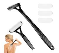 Dengthrive Aide à la Crème pour le dos : Manche Long Pliable - Aide à la Crème pour le dos avec 3 Rouleaux Interchangeables pour Solaire, Lotion pour le Corps ou gel Douche