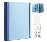 Dengthrive Dossier D'urgence Familial: Dossier de Type Joint épais pour Documents Importants Contient 9 Dossiers de Différentes Tailles + 3 étiquettes Autocollantes Adaptées au Bureau et à la Maison