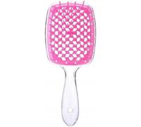 Deni Carte Brosse de démêlage, brosse démêlante sans secousses, pour cheveux épais et bouclés, brossage indolore