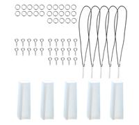 Déni de polissage requis Finition du verre Moulage en silicone pour breloque en, échantillon de fleur, artisanat, outil de fabrication de bijoux, lissage du déni, moulage de charme en
