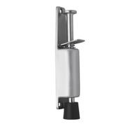 DENI DENI ABT-Arrêt de porte avec bouton-poussoir Hauteur 40mm, 3833 acier inox mat Quantité:1