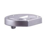 DENI DENI Support pour tampon d'arrêt, 3848 H 12,5mm Aluminium, anodisé Quantité:1