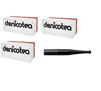 Denicotea Lot de 150 filtres + 1 porte-cigarettes Stühmeier-Denicotea noir