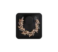 Denifery Serre-tête de mariée en forme de vigne avec strass - Accessoire de cheveux pour femmes et filles (champagne)