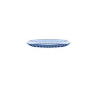 Guzzini Plateau ovale Vanity – petit plateau en Bio-based SAN et SMMA, bleu denim