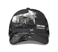Denim Casquette Camionneur Tracteur Camion Impression Word Personnalisable Casquette Baseball Unique Hat pour Faire De La Pêche Running Homme