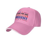 Denim Casquette pour par Crainte pour Notre Démocratie, Je Dissident Conception De Trou Respirant Denim Baseball Chapeau Unique Sun Hat pour Les Saisons Activités Randonnée