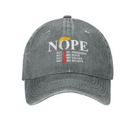 Denim Casquette pour Pas Mon Président Pas Ma Voix Valeurs Croyances Pas Étouffant Baseball Cap Classique Sun Hat pour Randonnée Voyage De Pêche