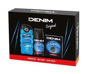 Denim Conf.Tripack Orig.A/S+Shower+Deo