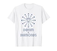 Denim et Diamants Dames Filles Femmes T-Shirt