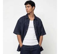 Denim Shortsleeve Shirt bleu S