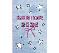 Denim Stars Senior 2026: Journal/Notebook for Graduating Class of 2026, Jot Down Your Memories, Goals or Plans, High School or College Gift for Senior, 100 Pages Lined, 6 x 9 Inches Paperback