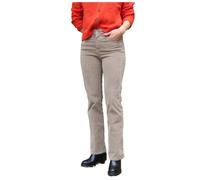 Denim Studio - Pantalon évasé en velours côtelé Jeff - Femme - Pantalons - Beige - Taille: W28