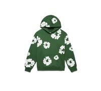 Denim Tears - Sweat à capuche en coton vert - Homme - Sweatshirts et sweats à capuche - Vert - Taille: L