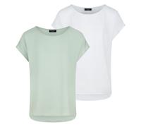 DENIMFY Blouse Femme Été Chemisier DFJule Regular Fit Lot De 2 Col Rond