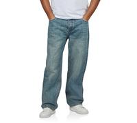 DENIMFY Jeans Homme Loose Fit DFMailo Denim Coton Sans Motif