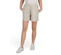 DENIMFY Short d'été léger pour femme avec élastique - Coupe droite - DFLia - Bermuda large - 100 % viscose - Beige, vert, noir, bleu - Tailles S, M, L, XL, XXL, Sable clair, L