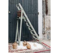 Denis, l'escabeau en bois patiné n°16