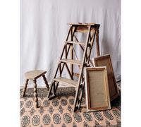 Denis, l'escabeau en bois patiné n°26